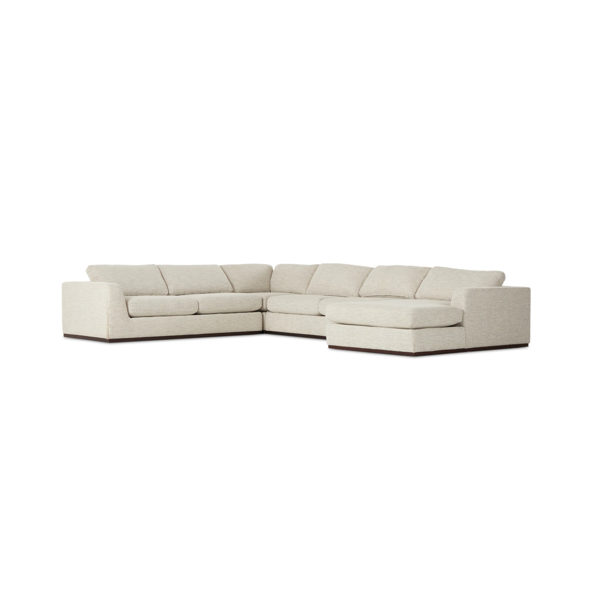 Colt 4-Piece Sectional - Merino Cotton | Right Chaise