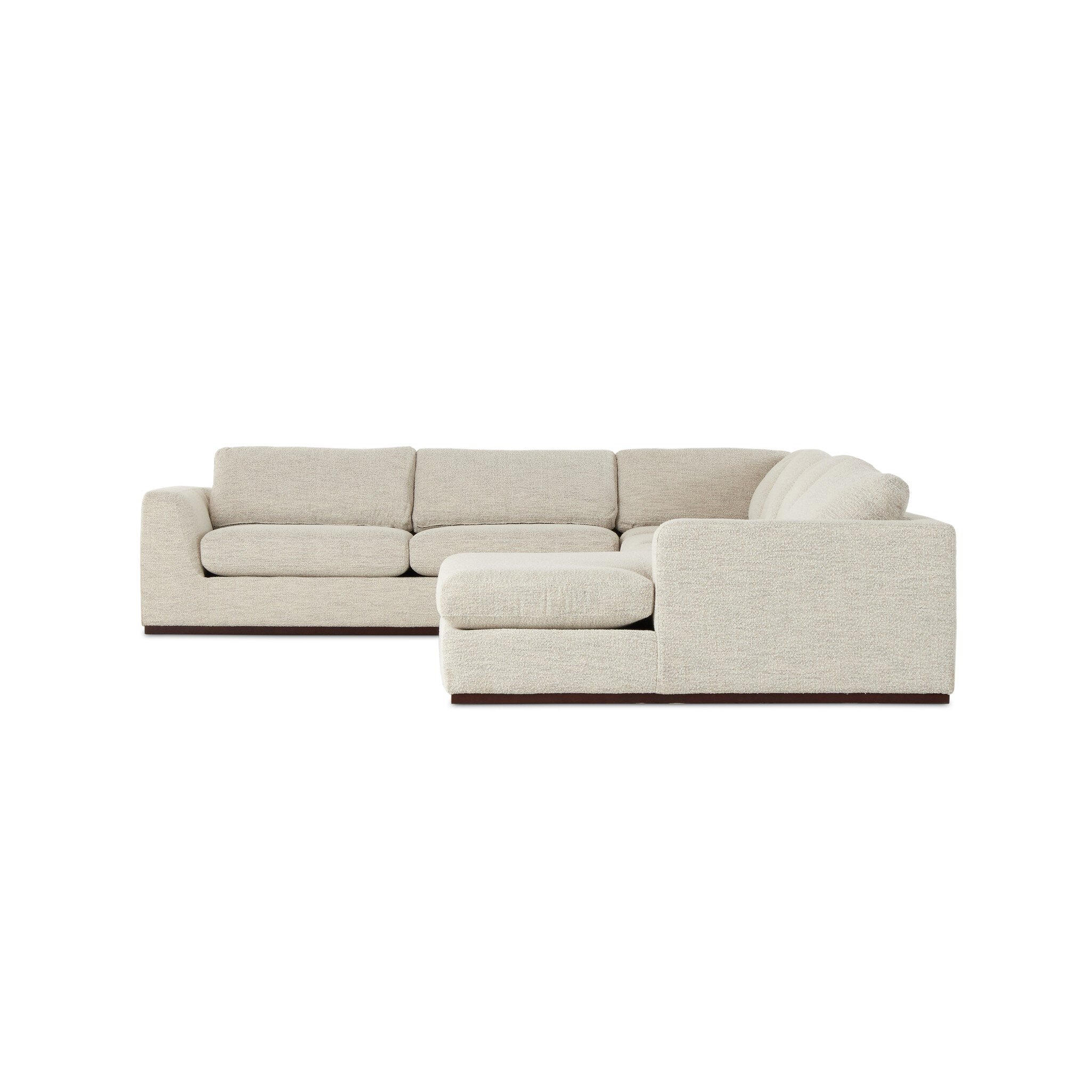 Colt 4-Piece Sectional - Merino Cotton | Right Chaise