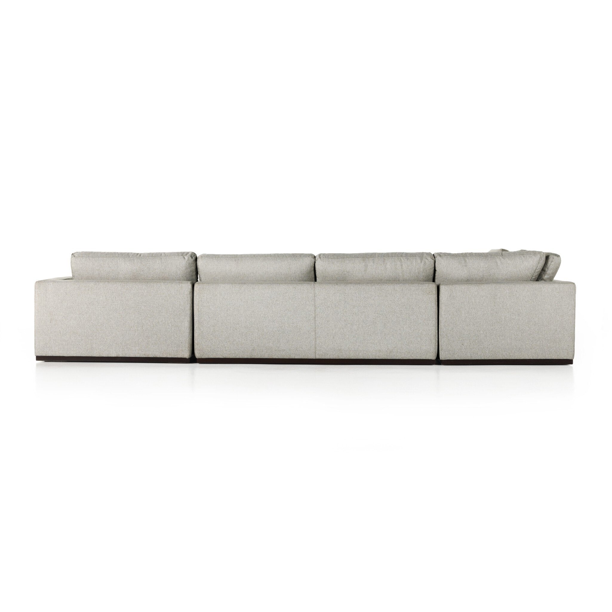 Colt 4-Piece Sectional - Aldred Silver | Right Chaise