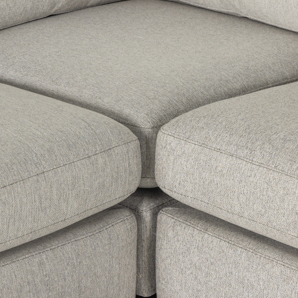 Colt 4-Piece Sectional - Aldred Silver | Right Chaise