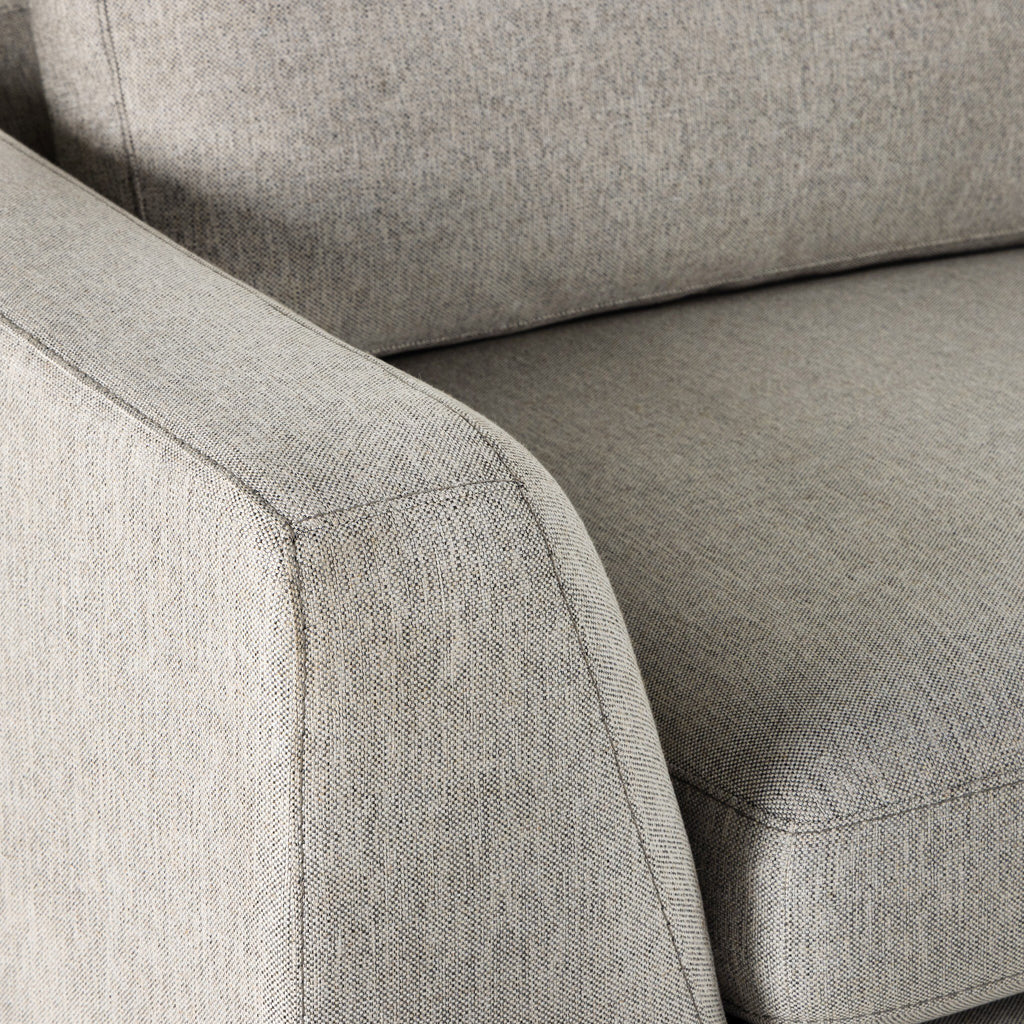 Colt 4-Piece Sectional - Aldred Silver | Right Chaise