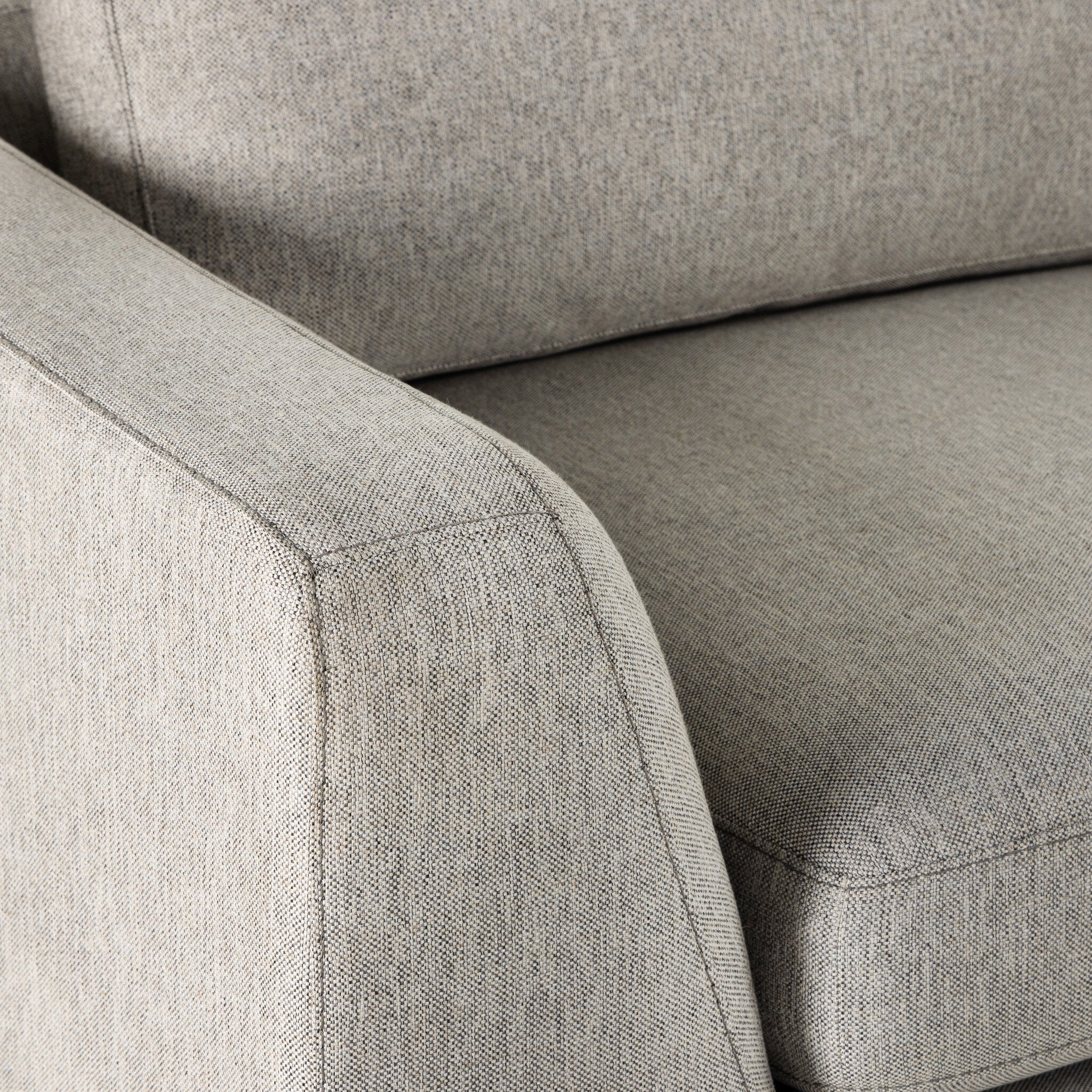Colt 4-Piece Sectional - Aldred Silver | Right Chaise