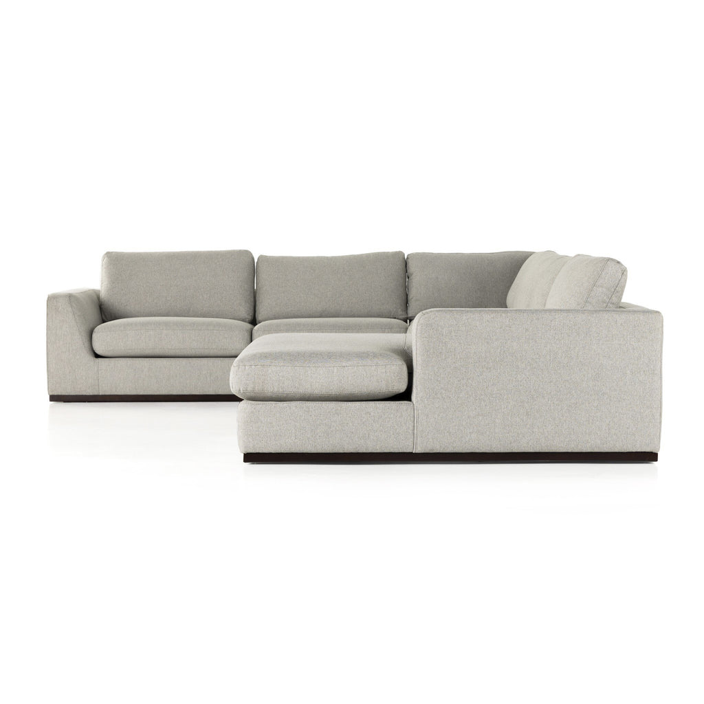 Colt 4-Piece Sectional - Aldred Silver | Right Chaise