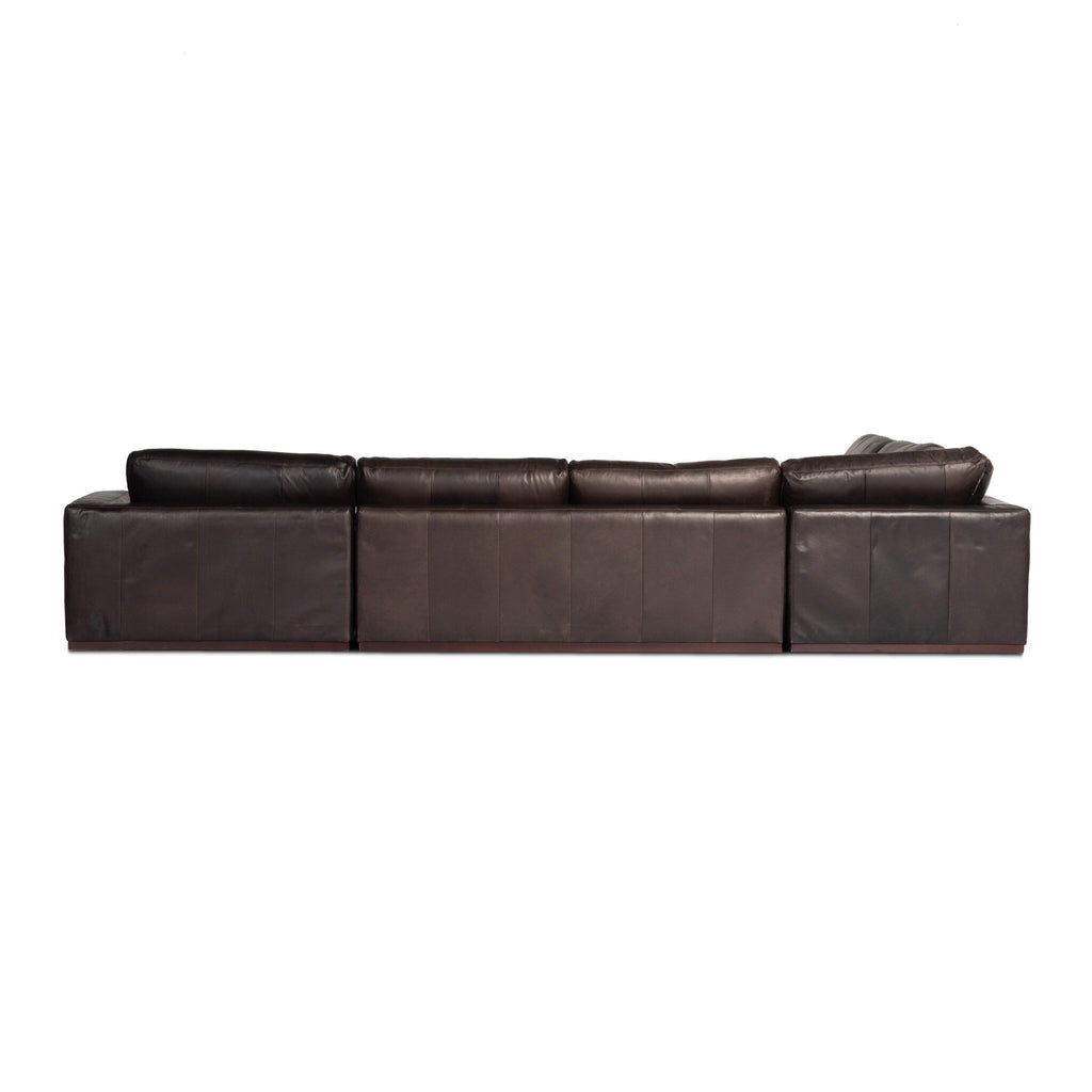 Colt 4-Piece Sectional - Heirloom Cigar | Right Chaise