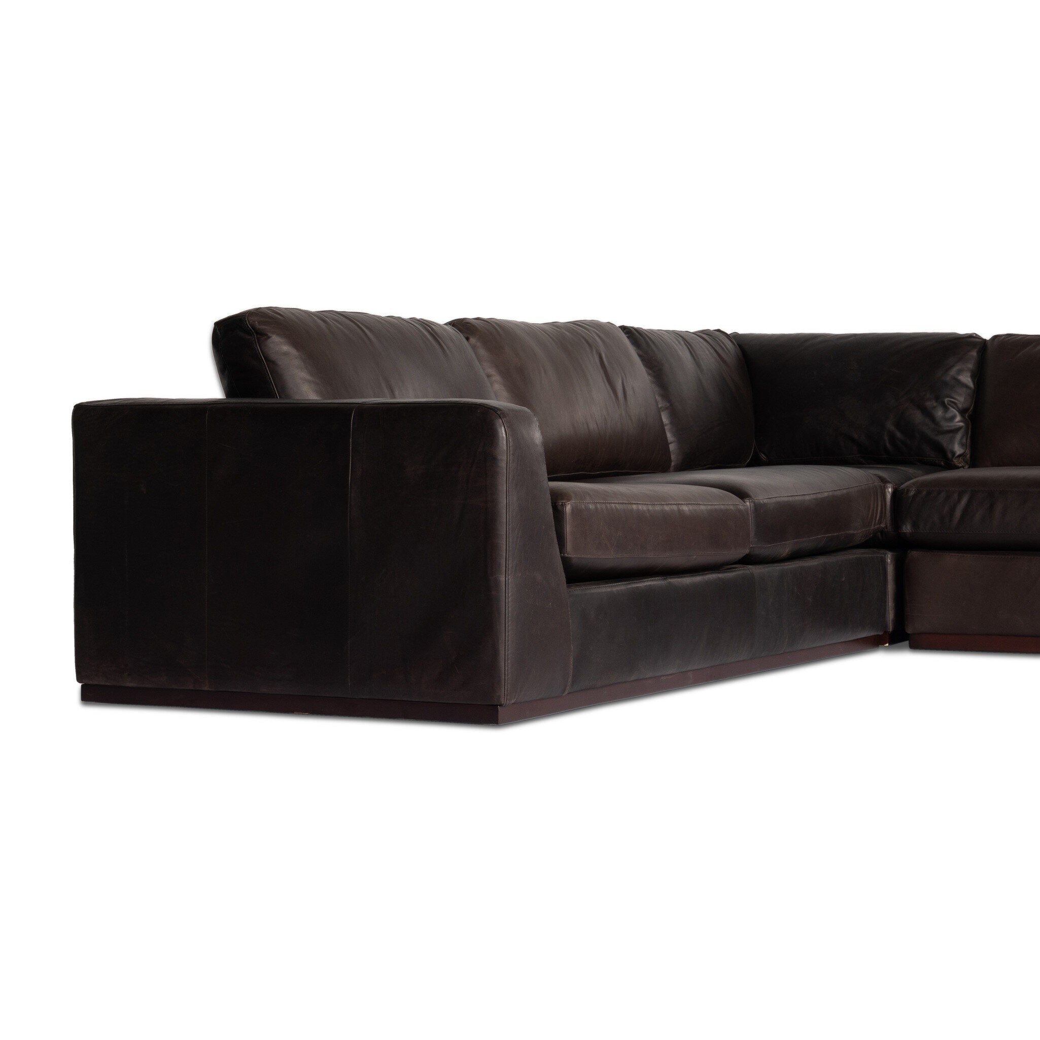 Colt 4-Piece Sectional - Heirloom Cigar | Right Chaise