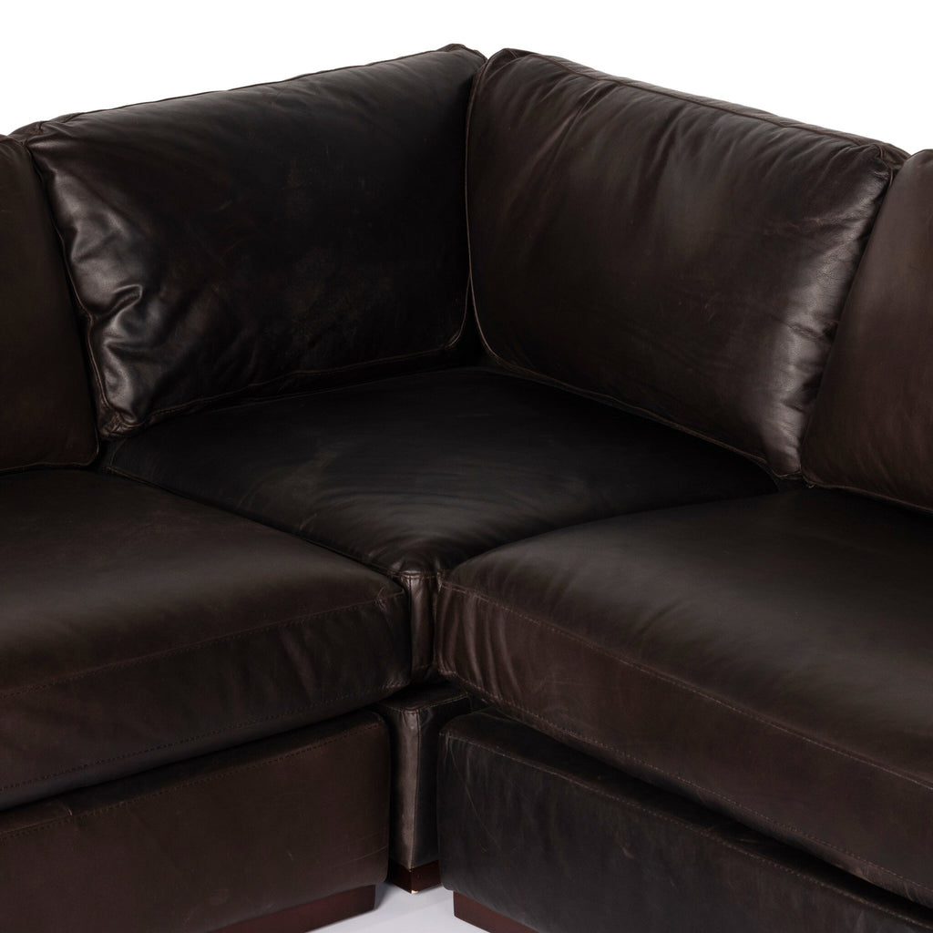 Colt 4-Piece Sectional - Heirloom Cigar | Right Chaise