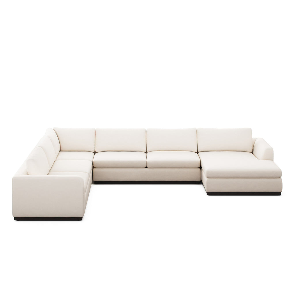 Colt 4-Piece Sectional - Crypton Nomad Marshmallow | Right Chaise