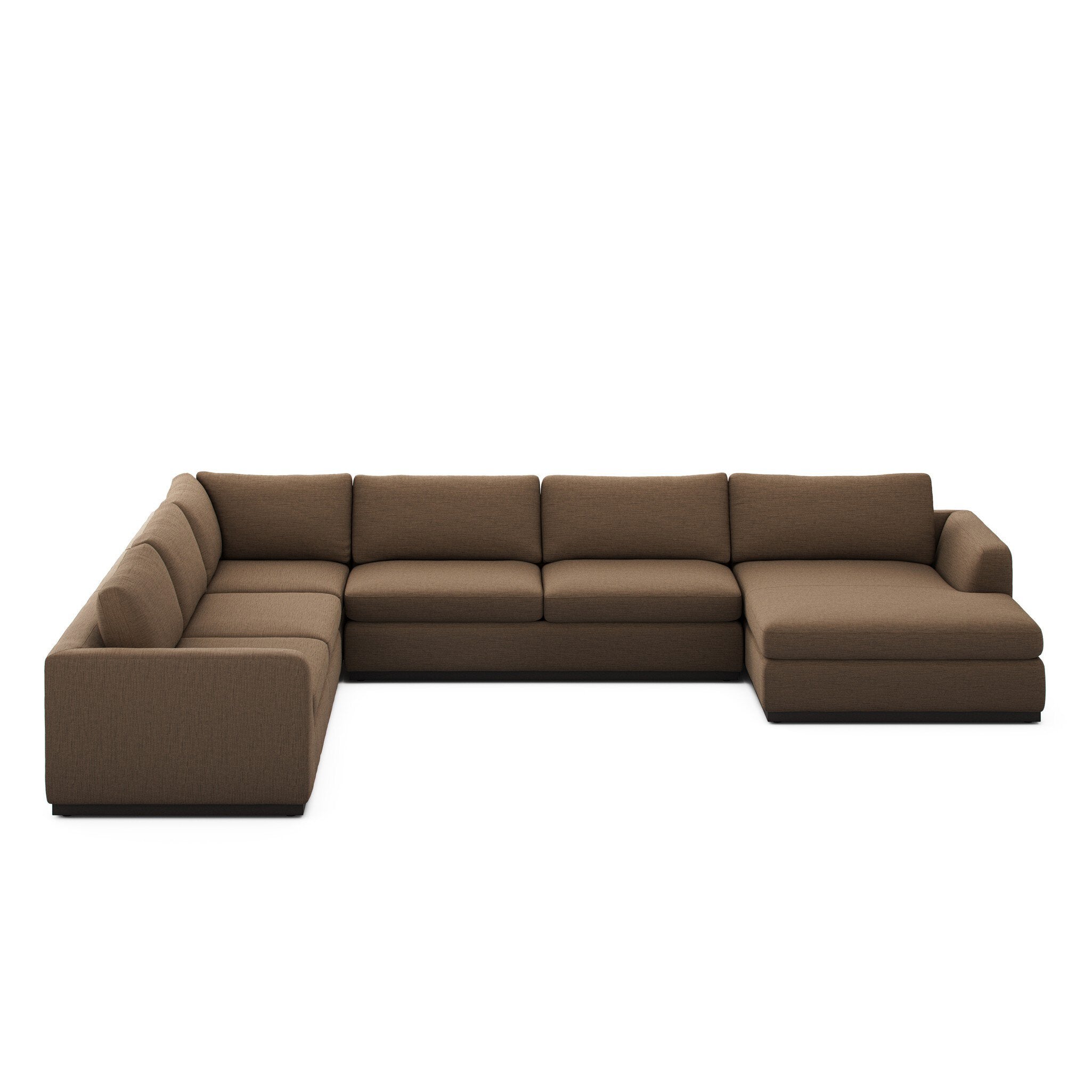 Colt 4-Piece Sectional - Crypton Nomad Mushroom | Right Chaise