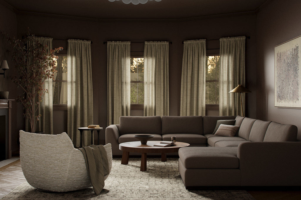 Colt 4-Piece Sectional - Savoy Coffee | Right Chaise