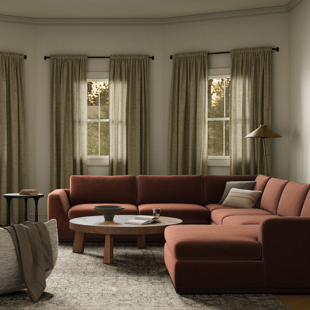 Colt 4-Piece Sectional - Surrey Auburn | Right Chaise