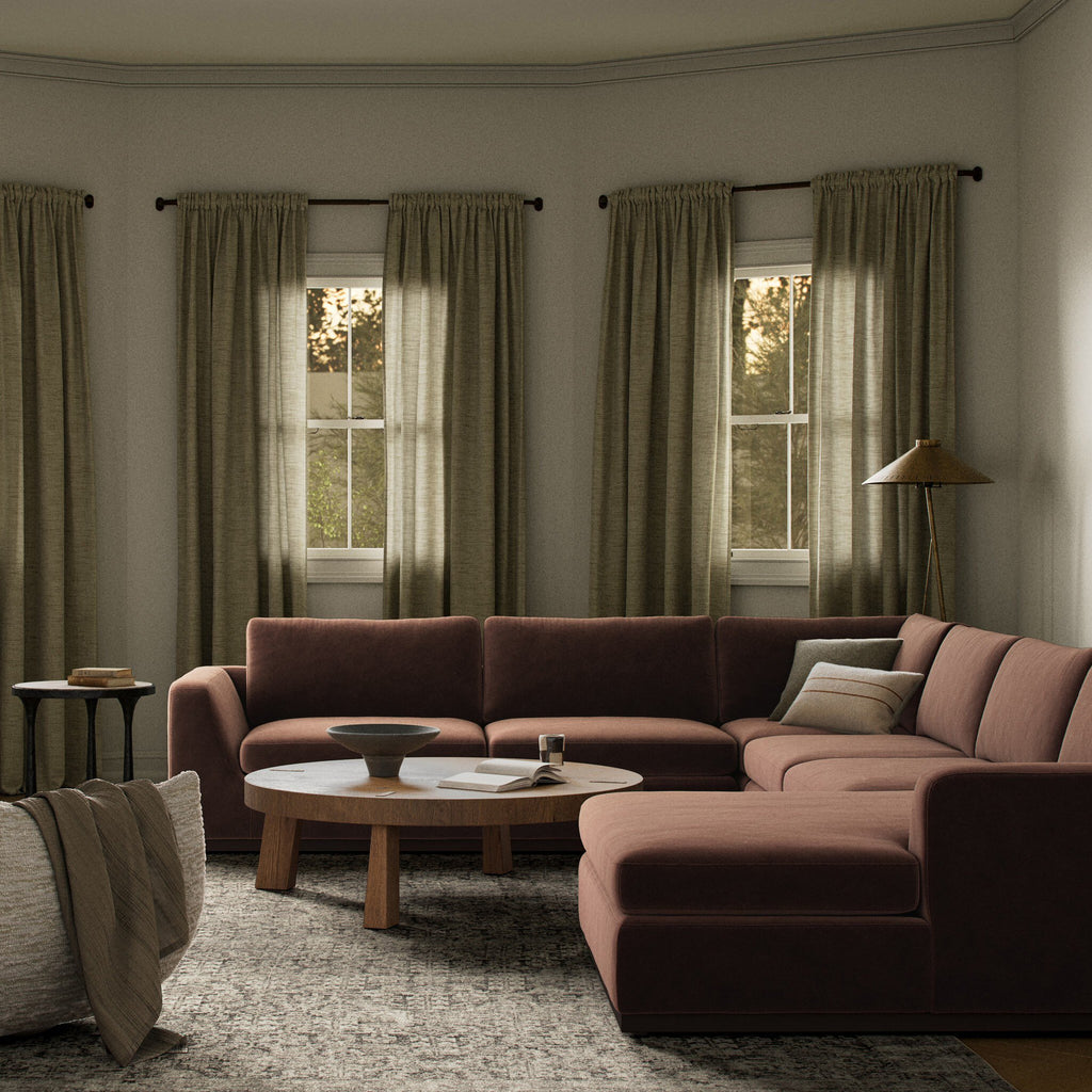 Colt 4-Piece Sectional - Surrey Cocoa | Right Chaise