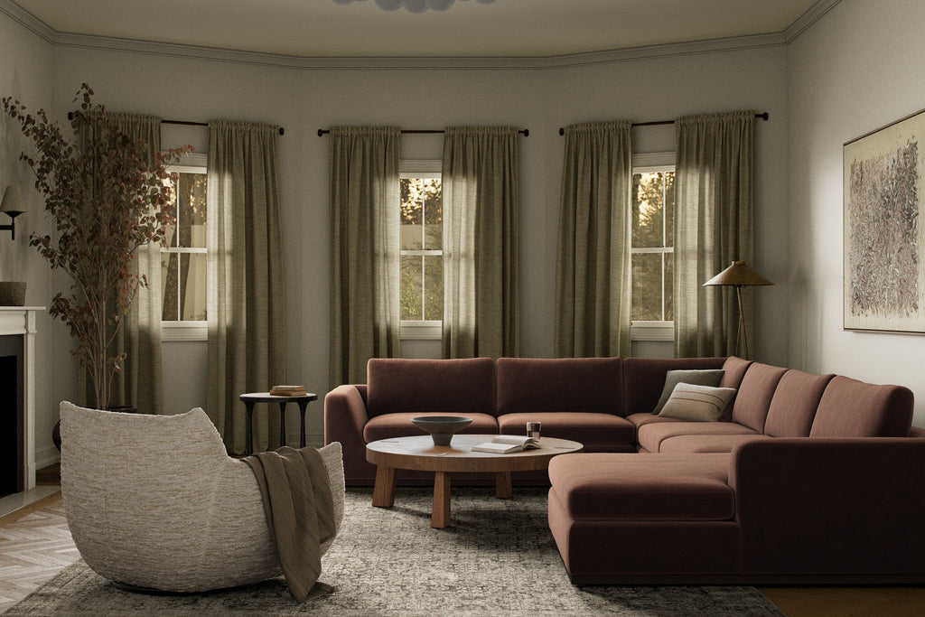 Colt 4-Piece Sectional - Surrey Cocoa | Right Chaise