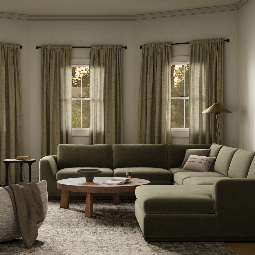 Colt 4-Piece Sectional - Surrey Olive | Right Chaise