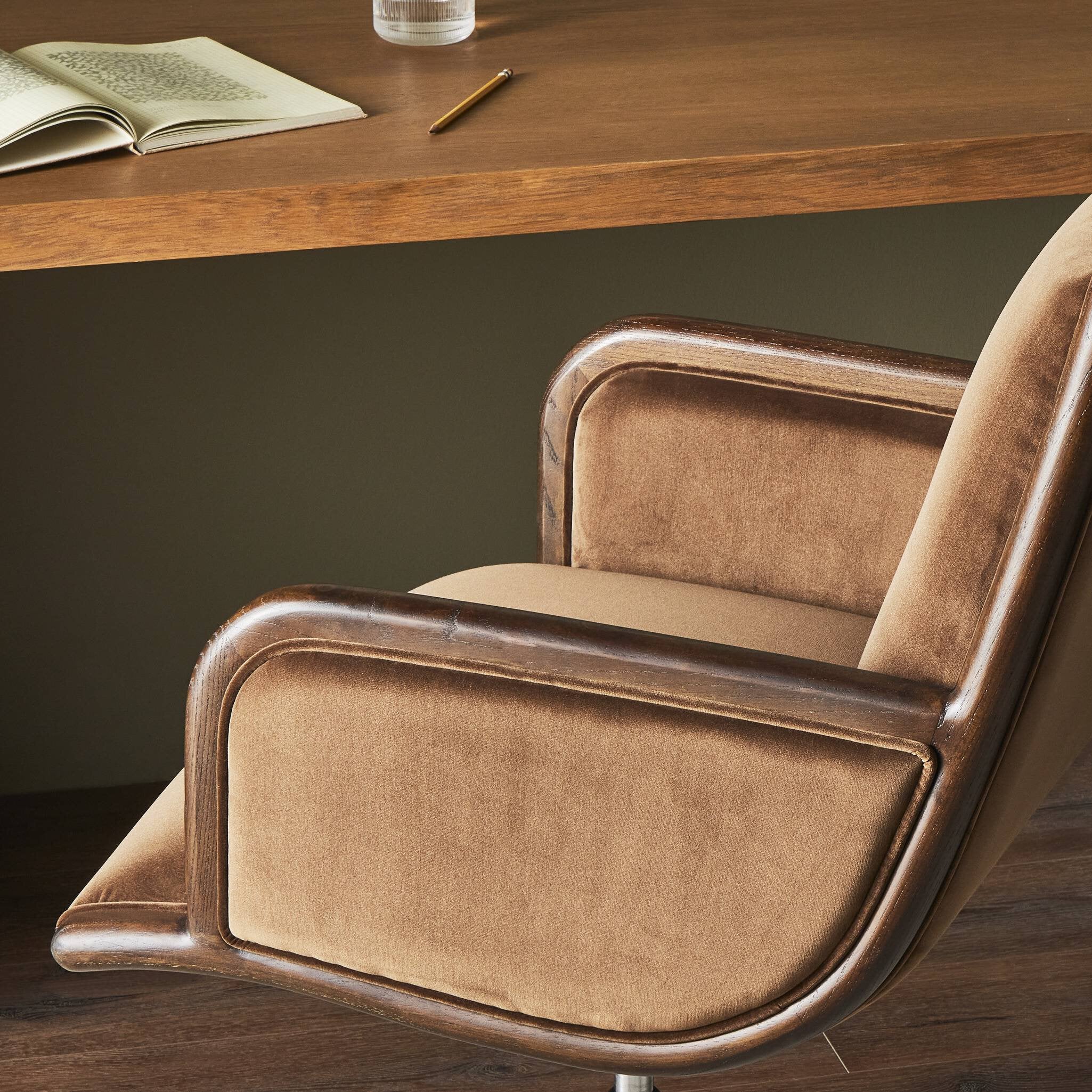 Samford Desk Chair - Sapphire Coco