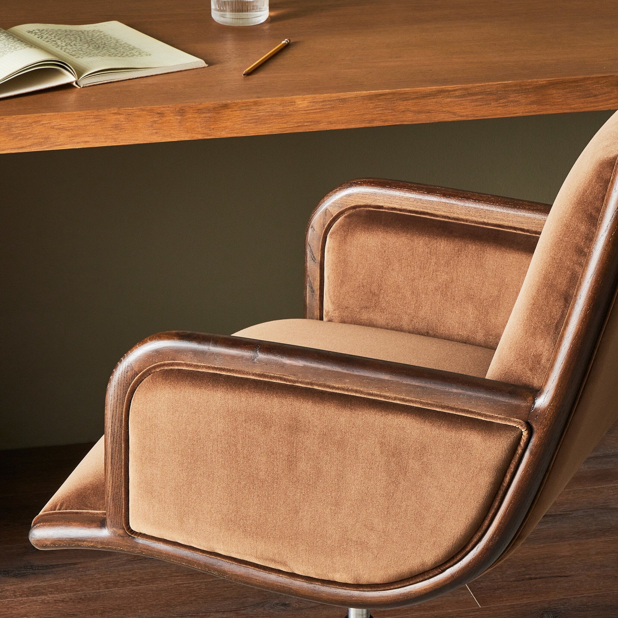 Samford Desk Chair - Sapphire Coco