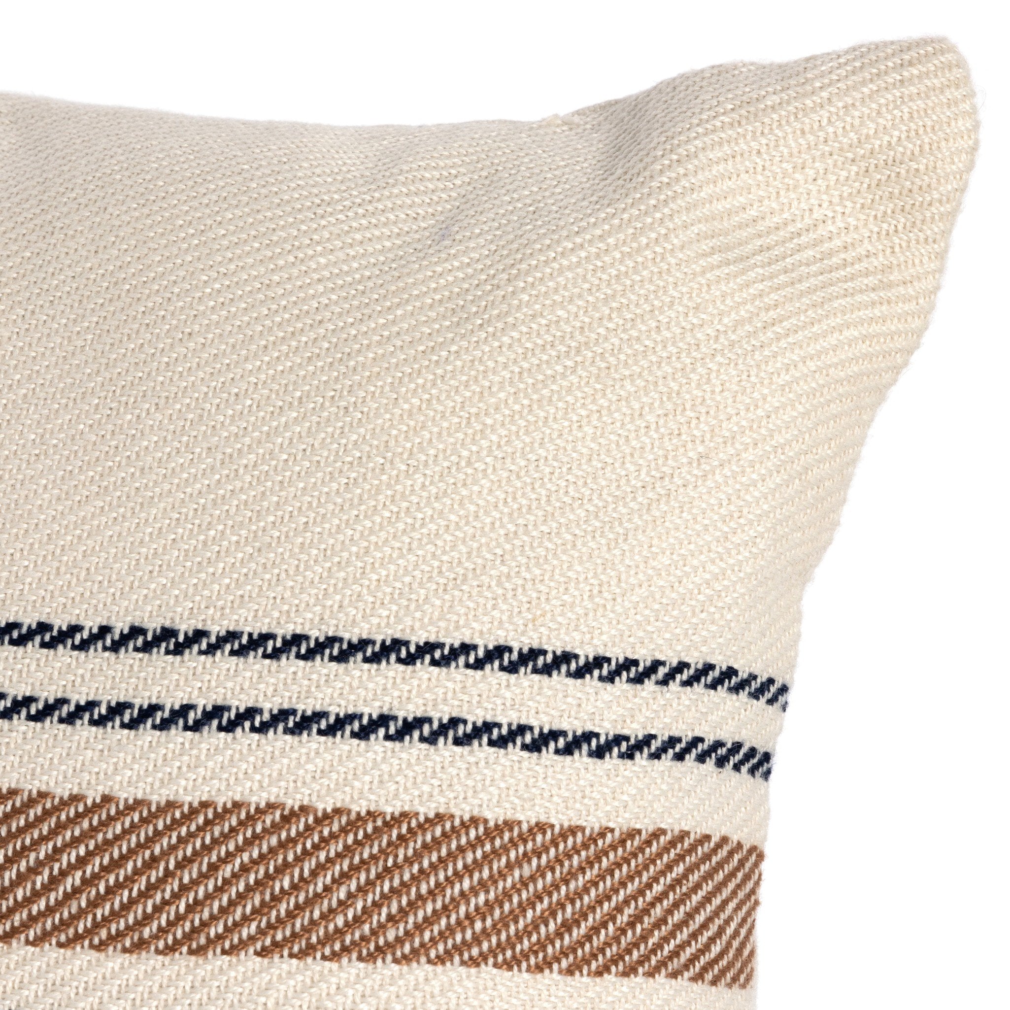 Dashel Long Stripe Outdoor Pillow - Long Gold Stripe