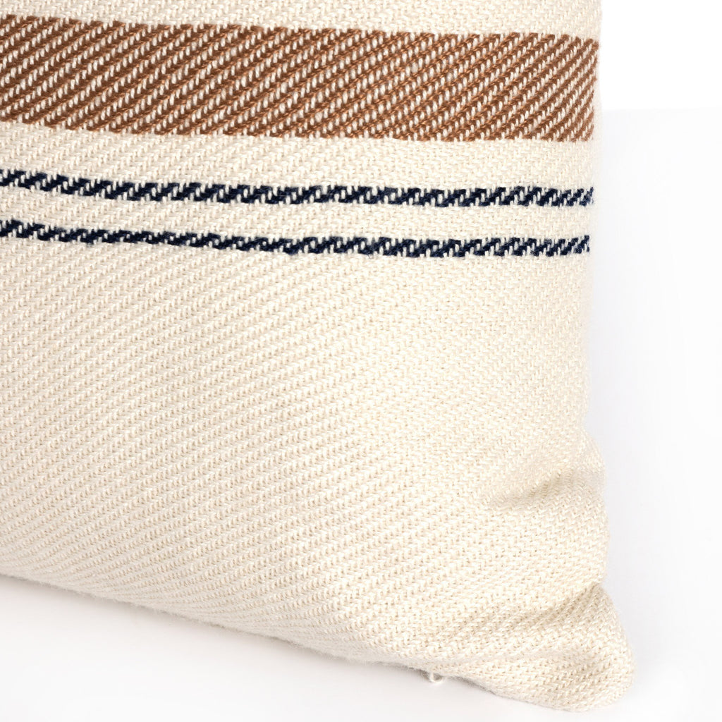 Dashel Long Stripe Outdoor Pillow - Long Gold Stripe
