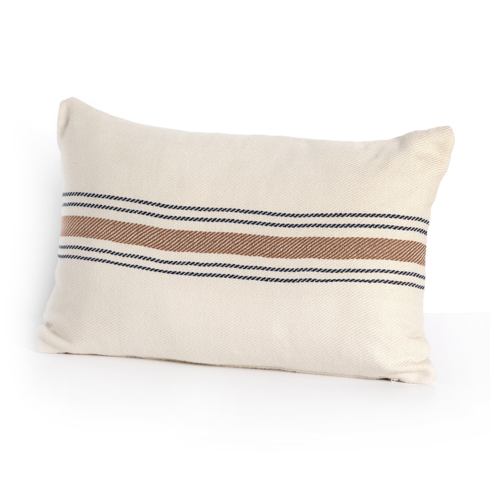 Dashel Long Stripe Outdoor Pillow - Long Gold Stripe