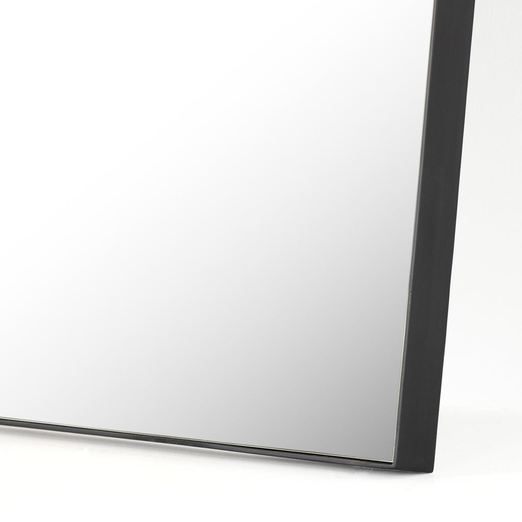 Georgina Rectangle Floor Mirror - Iron Matte Black