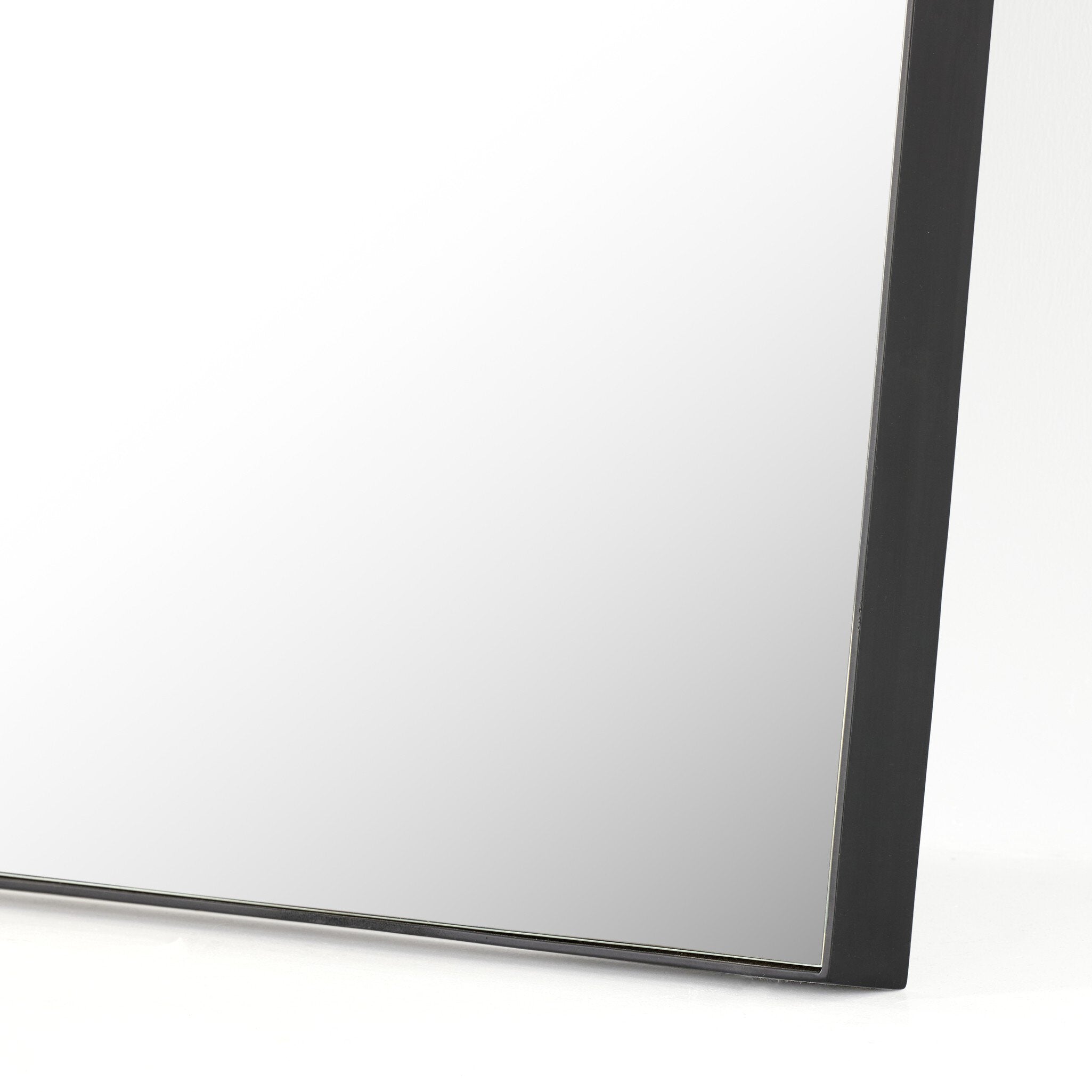 Georgina Rectangle Floor Mirror - Iron Matte Black