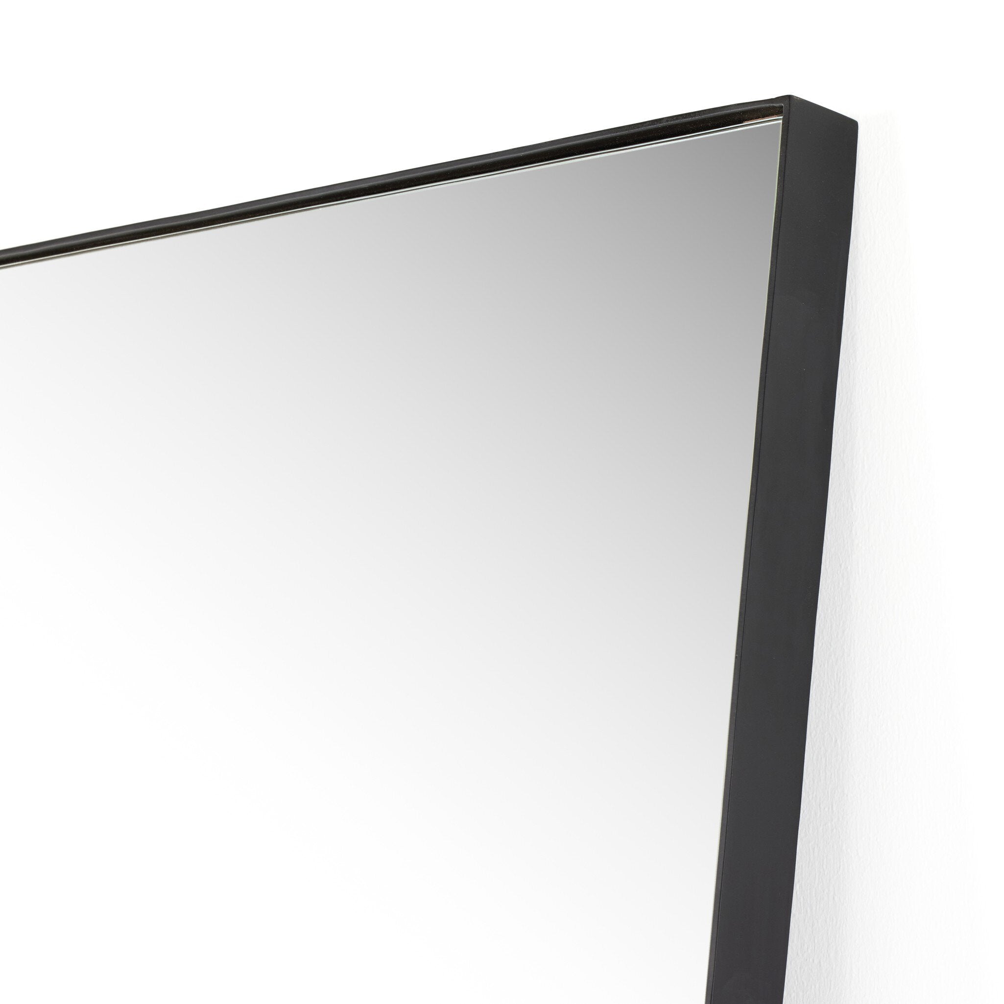 Georgina Rectangle Floor Mirror - Iron Matte Black