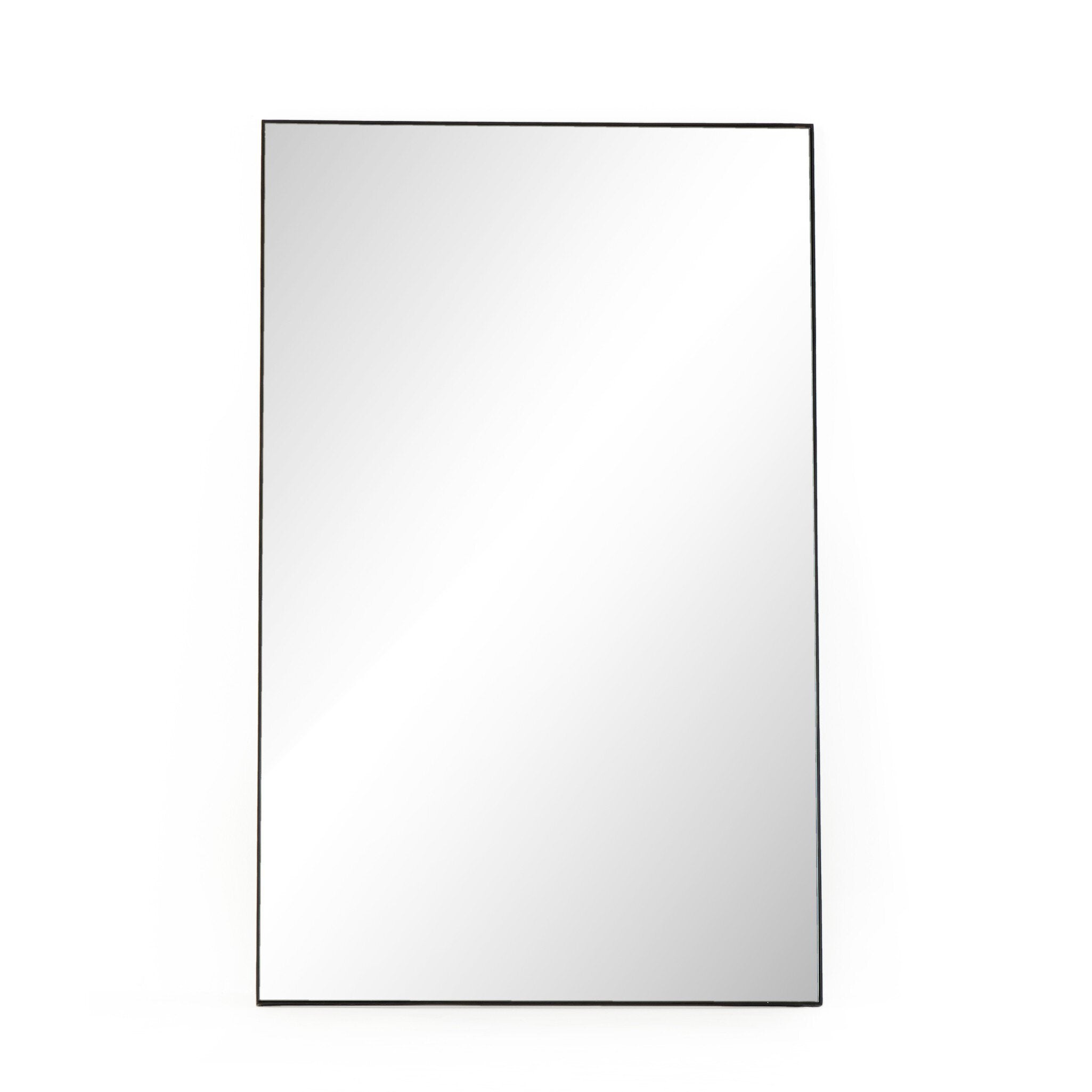 Georgina Rectangle Floor Mirror - Iron Matte Black
