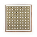 See Through Olive by FH Art Studio - Rustic 2.5 Walnut | 48" x 48"