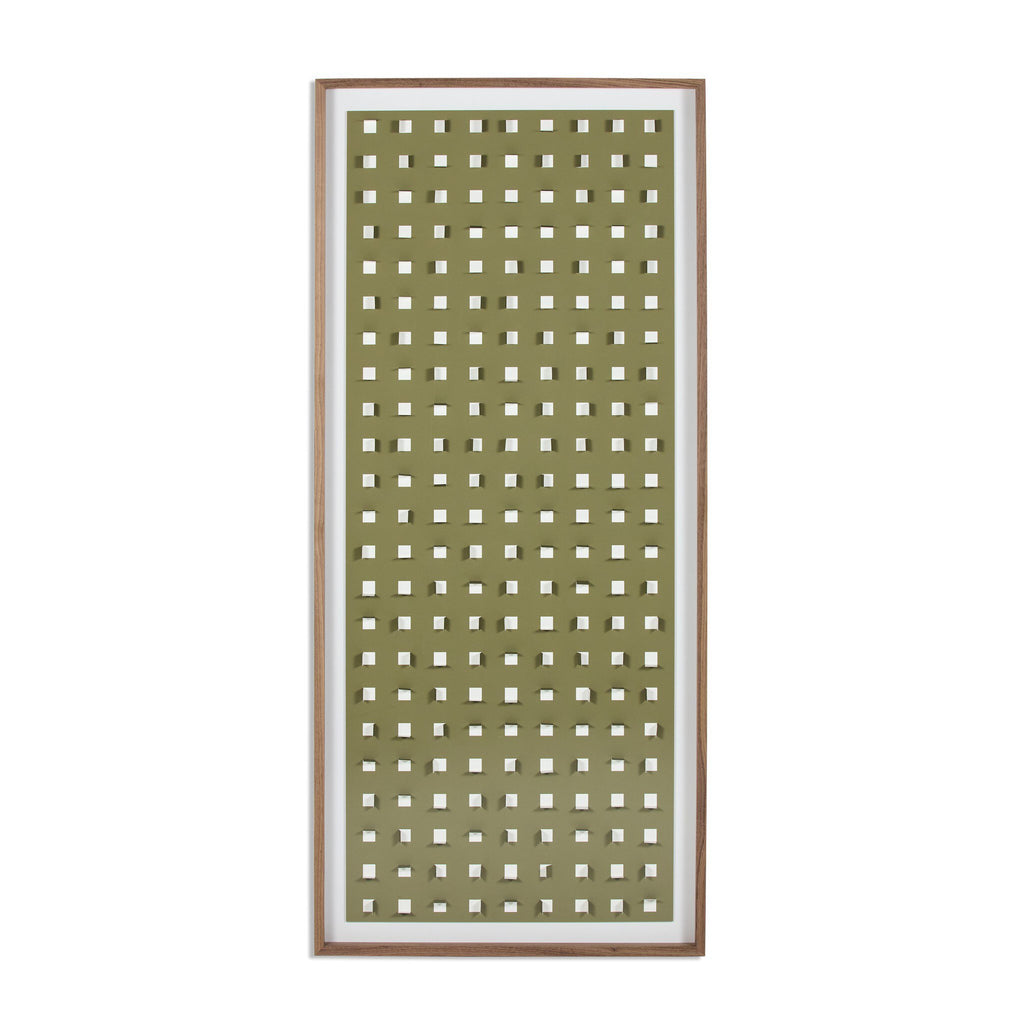 See Through Olive by FH Art Studio - Rustic 2.5 Walnut | 72" x 32"