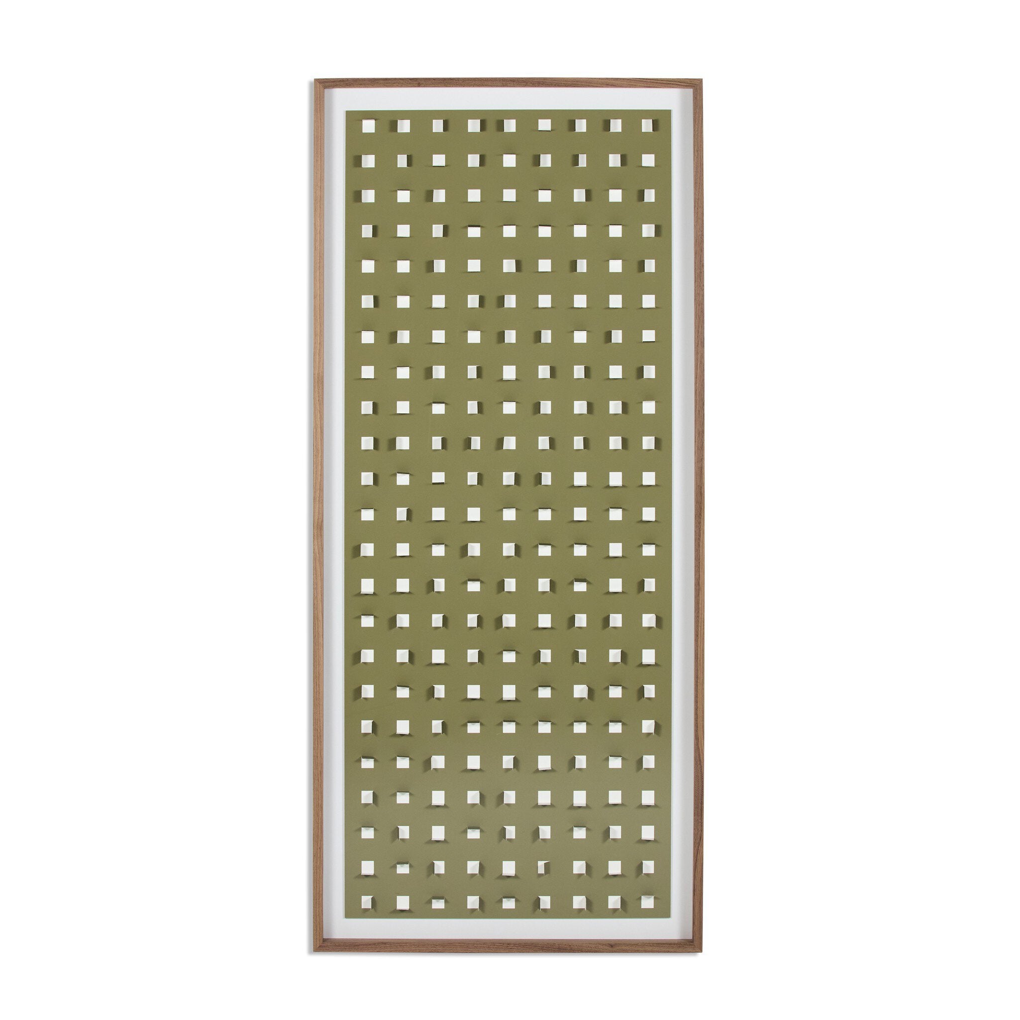 See Through Olive by FH Art Studio - Rustic 2.5 Walnut | 72" x 32"