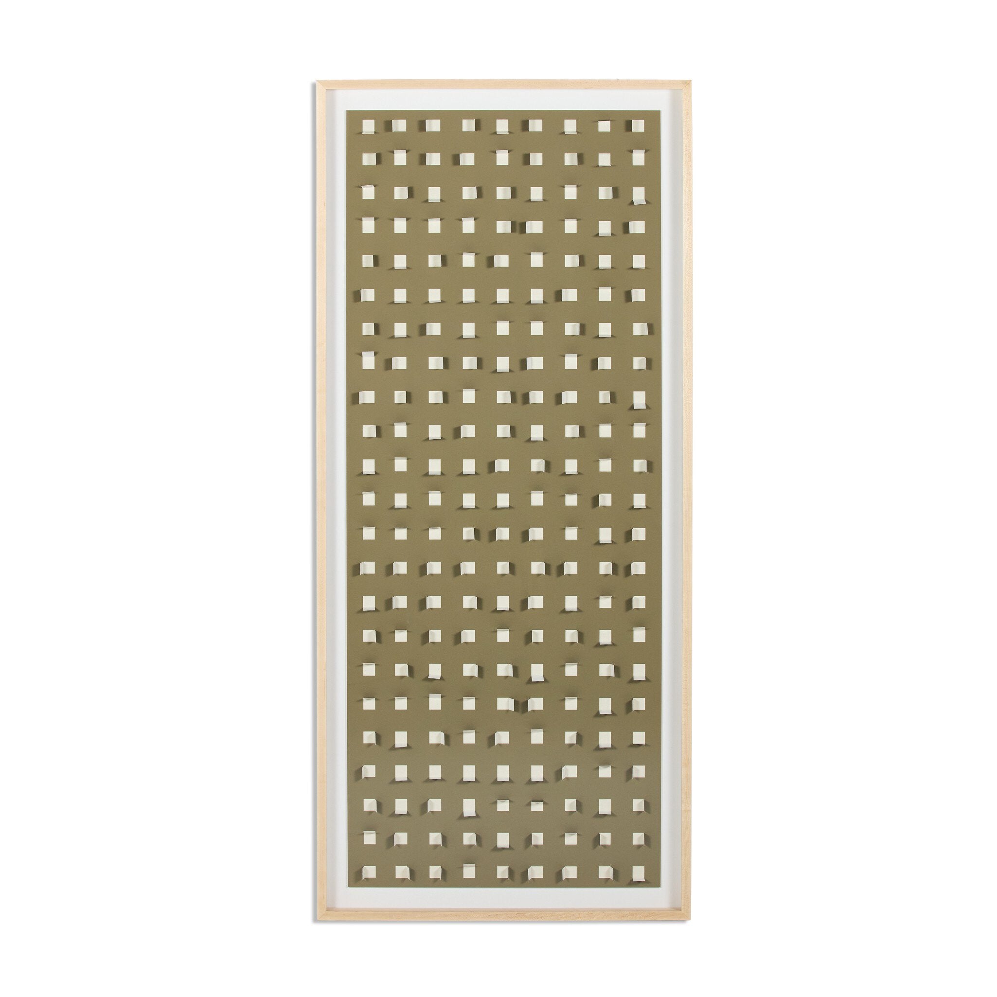 See Through Taupe by FH Art Studio - Natural 2.5 Maple | 72" x 32"