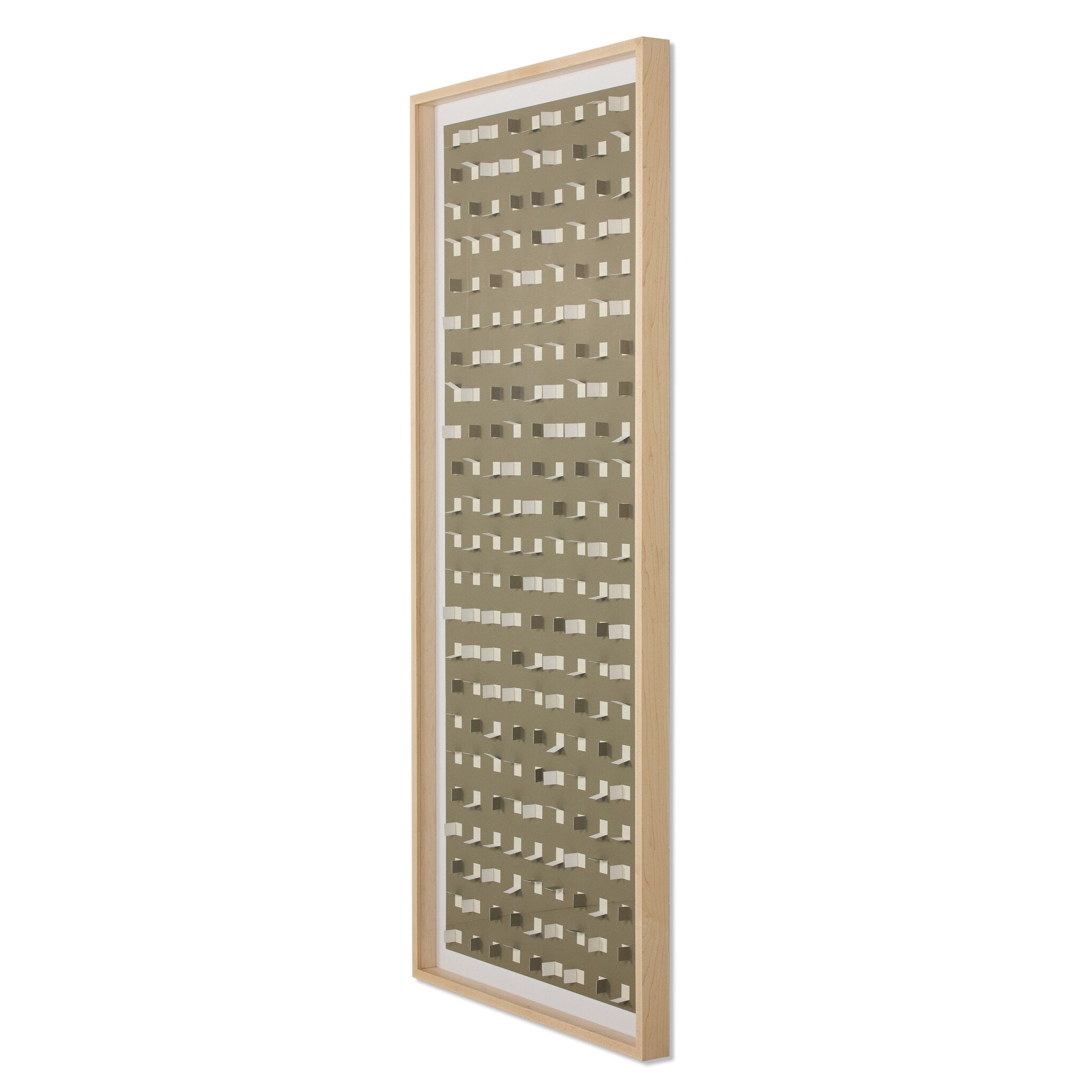 See Through Taupe by FH Art Studio - Natural 2.5 Maple | 72" x 32"