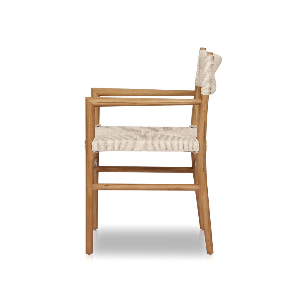 Lomas Outdoor Dining Armchair - Vintage White