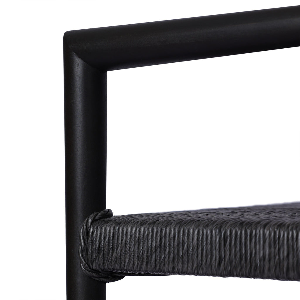 Lomas Outdoor Dining Armchair - Vintage Coal
