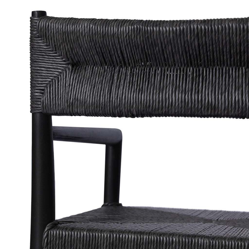 Lomas Outdoor Dining Armchair - Vintage Coal