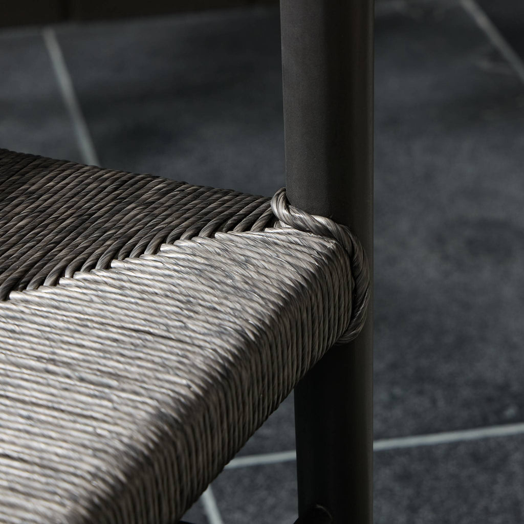Lomas Outdoor Dining Armchair - Vintage Coal