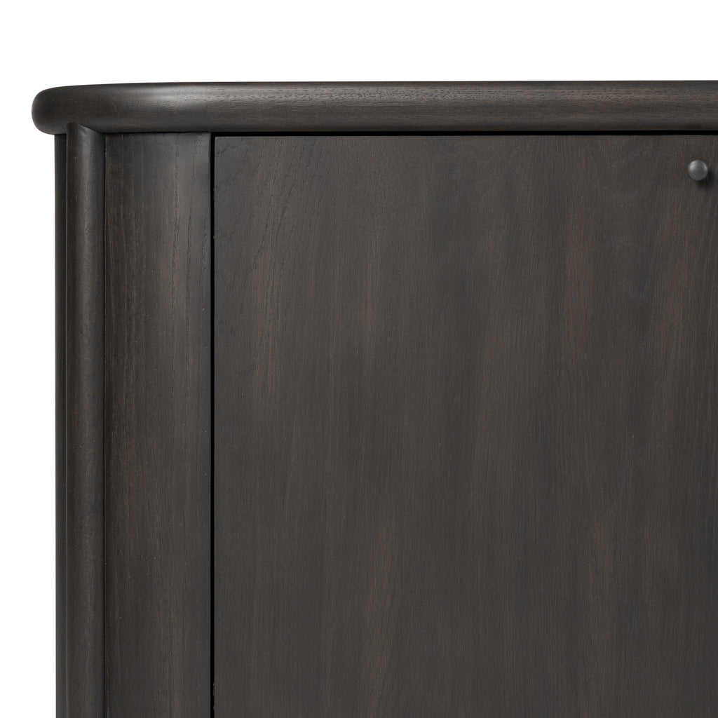 Florent Sideboard - Smoked Black Solid