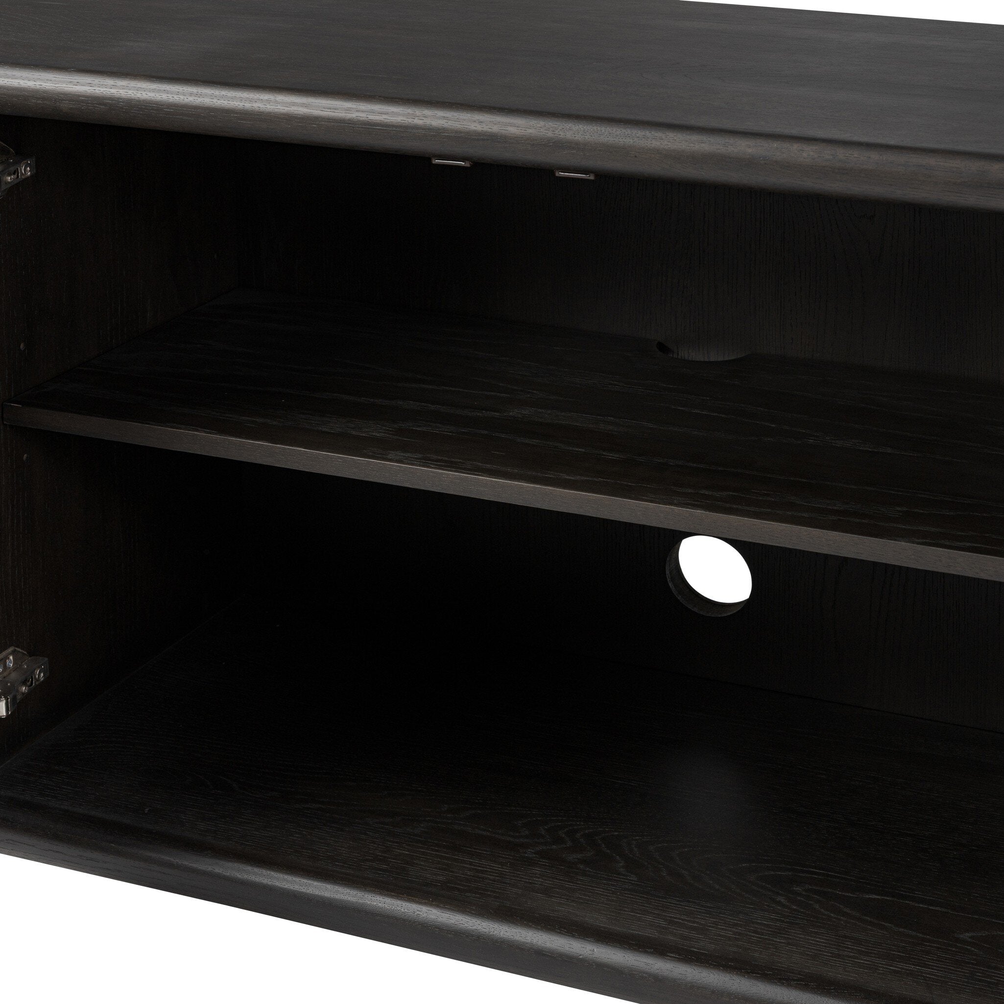 Florent Sideboard - Smoked Black Solid