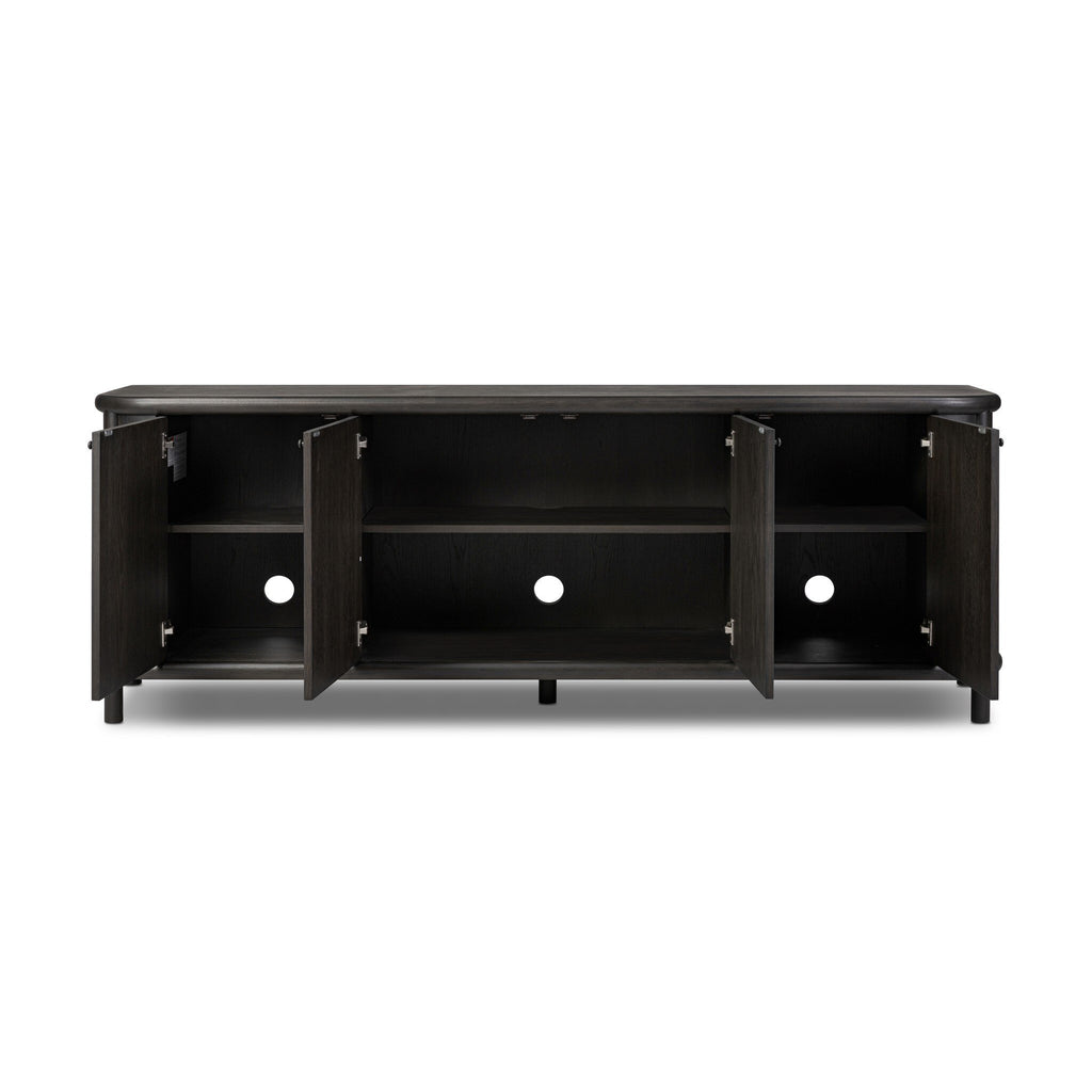 Florent Sideboard - Smoked Black Solid