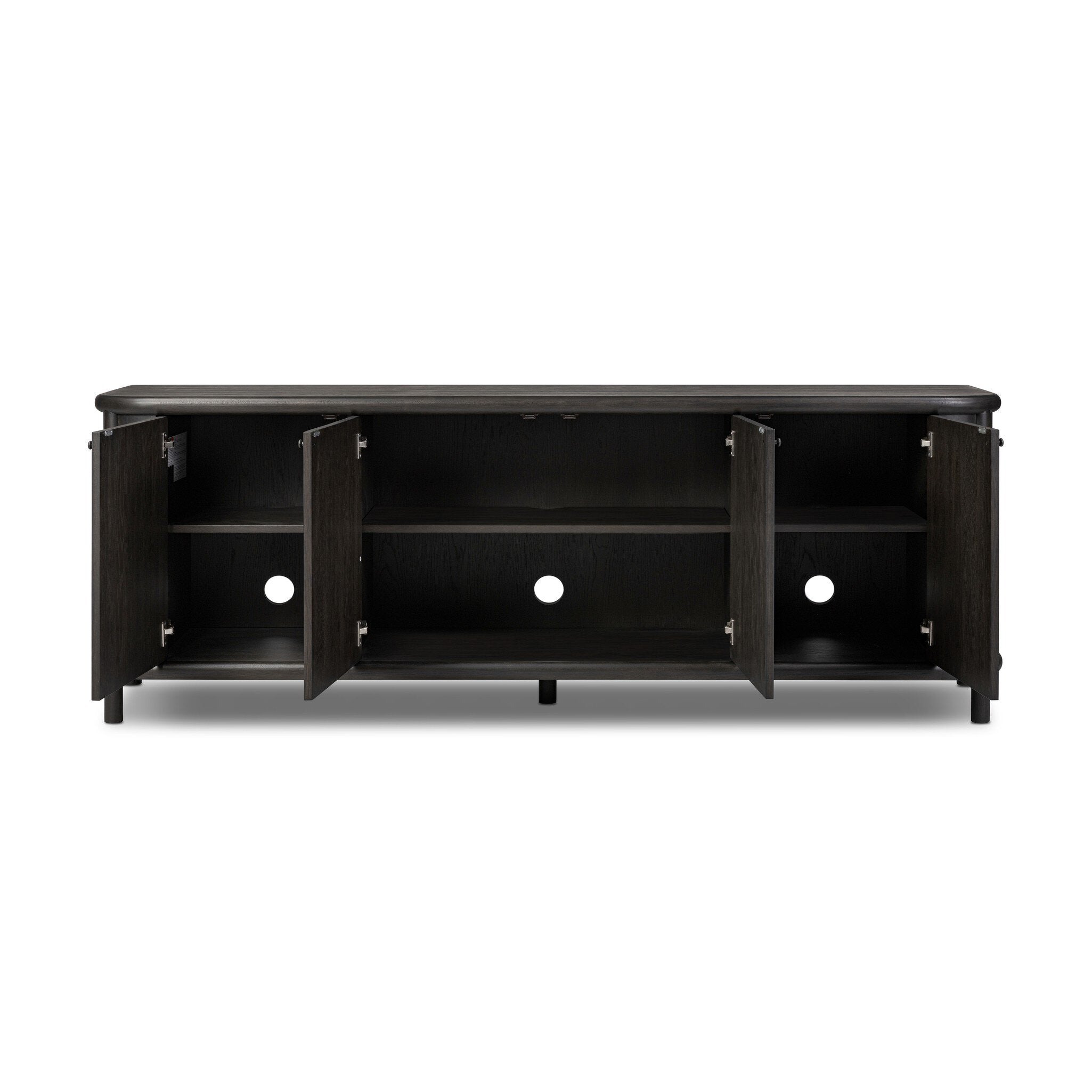 Florent Sideboard - Smoked Black Solid