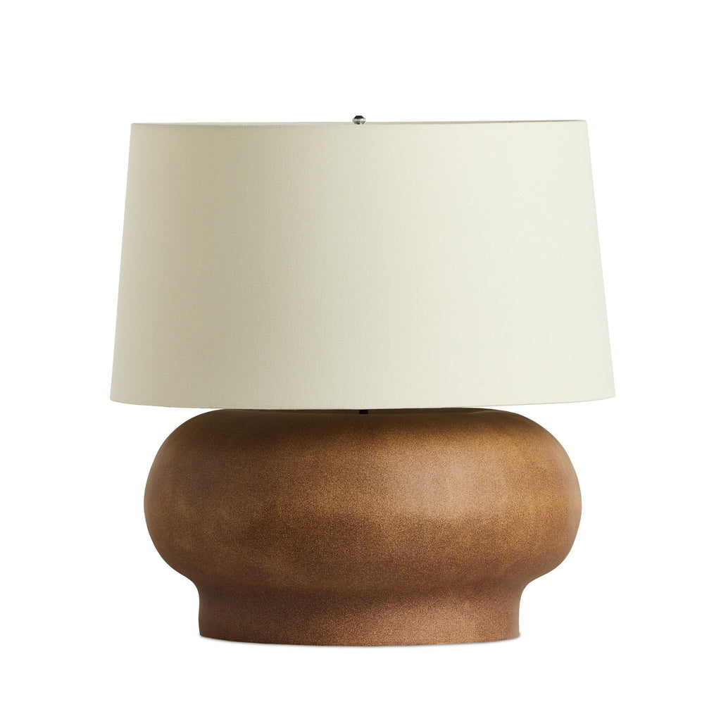 Kragen Table Lamp - Dark Sand Porcelain Ceramic