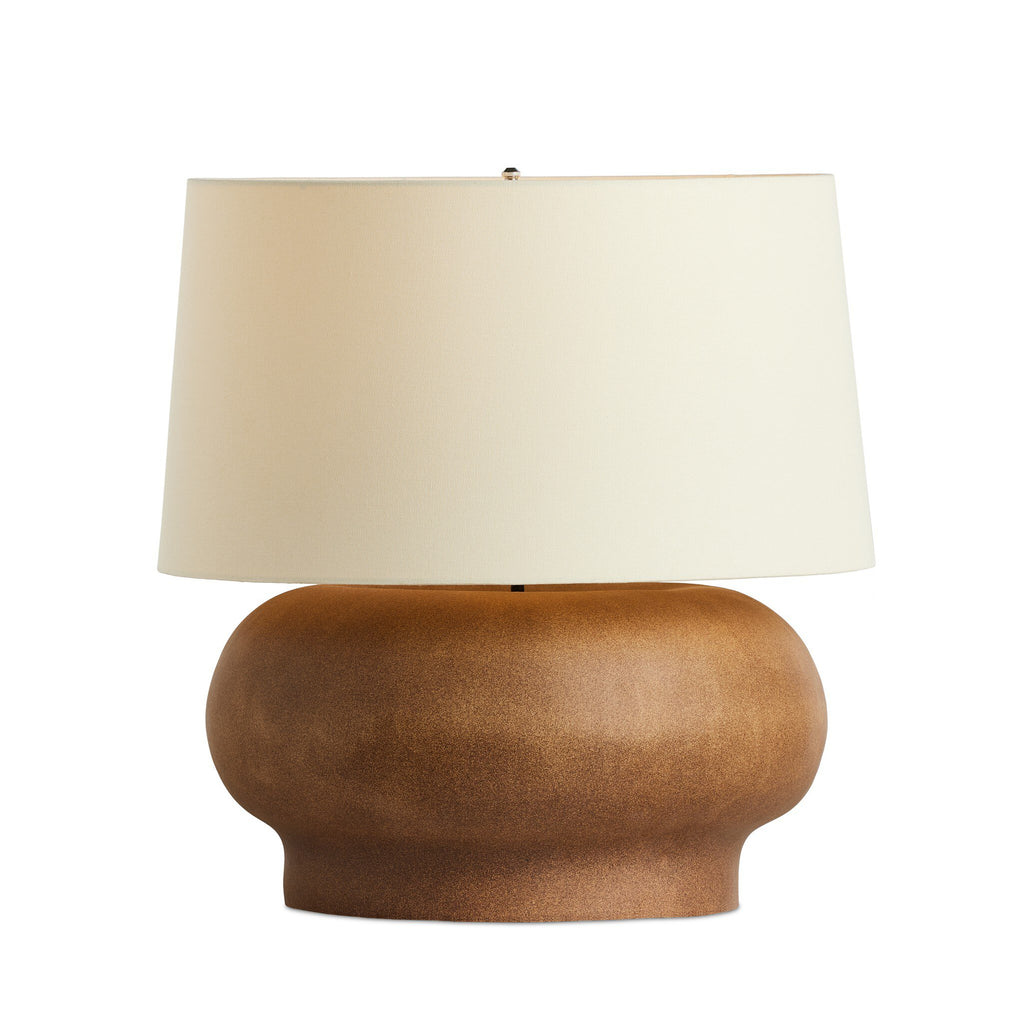Kragen Table Lamp - Dark Sand Porcelain Ceramic