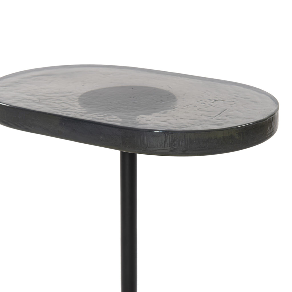 Vinia End Table - Iron Matte Black