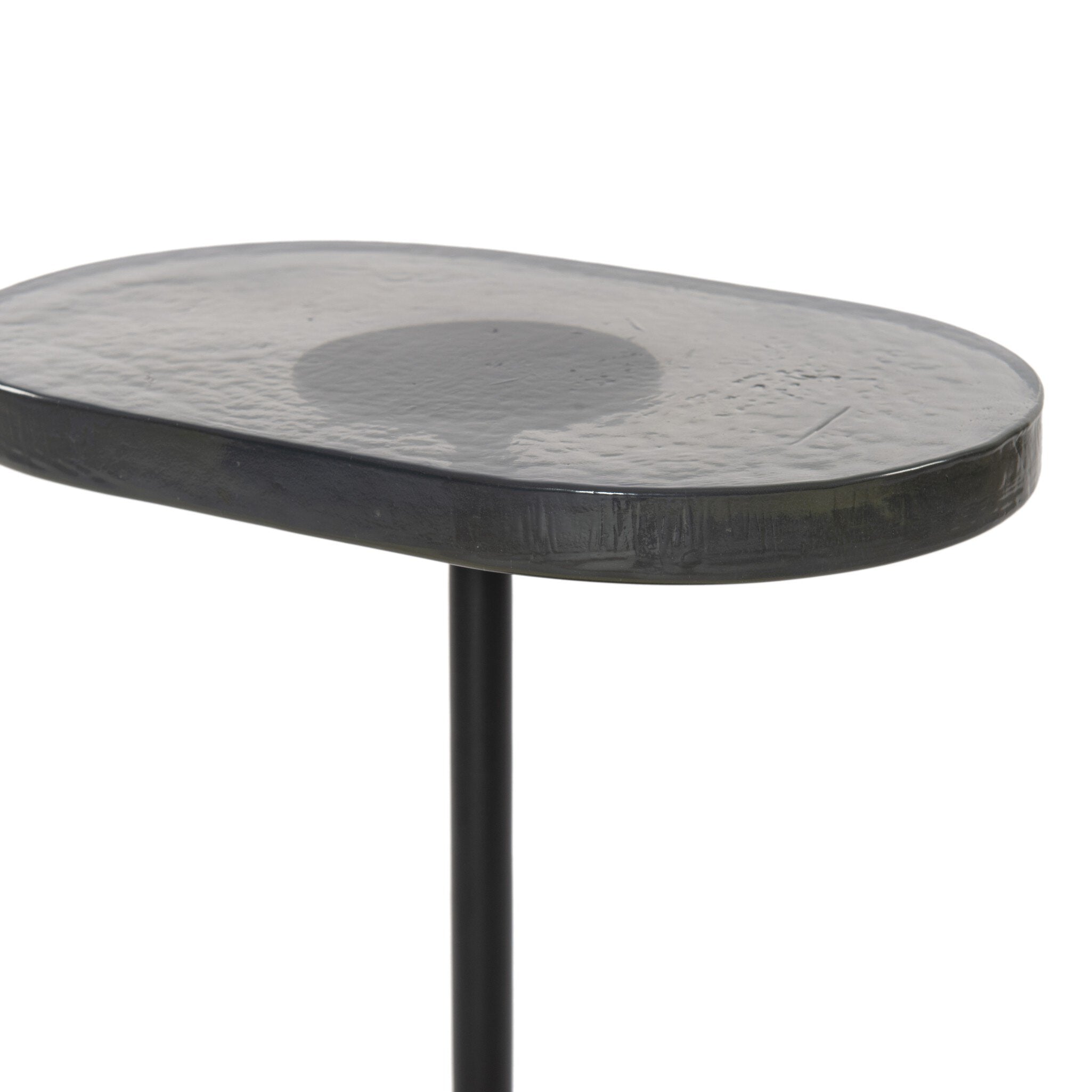 Vinia End Table - Iron Matte Black