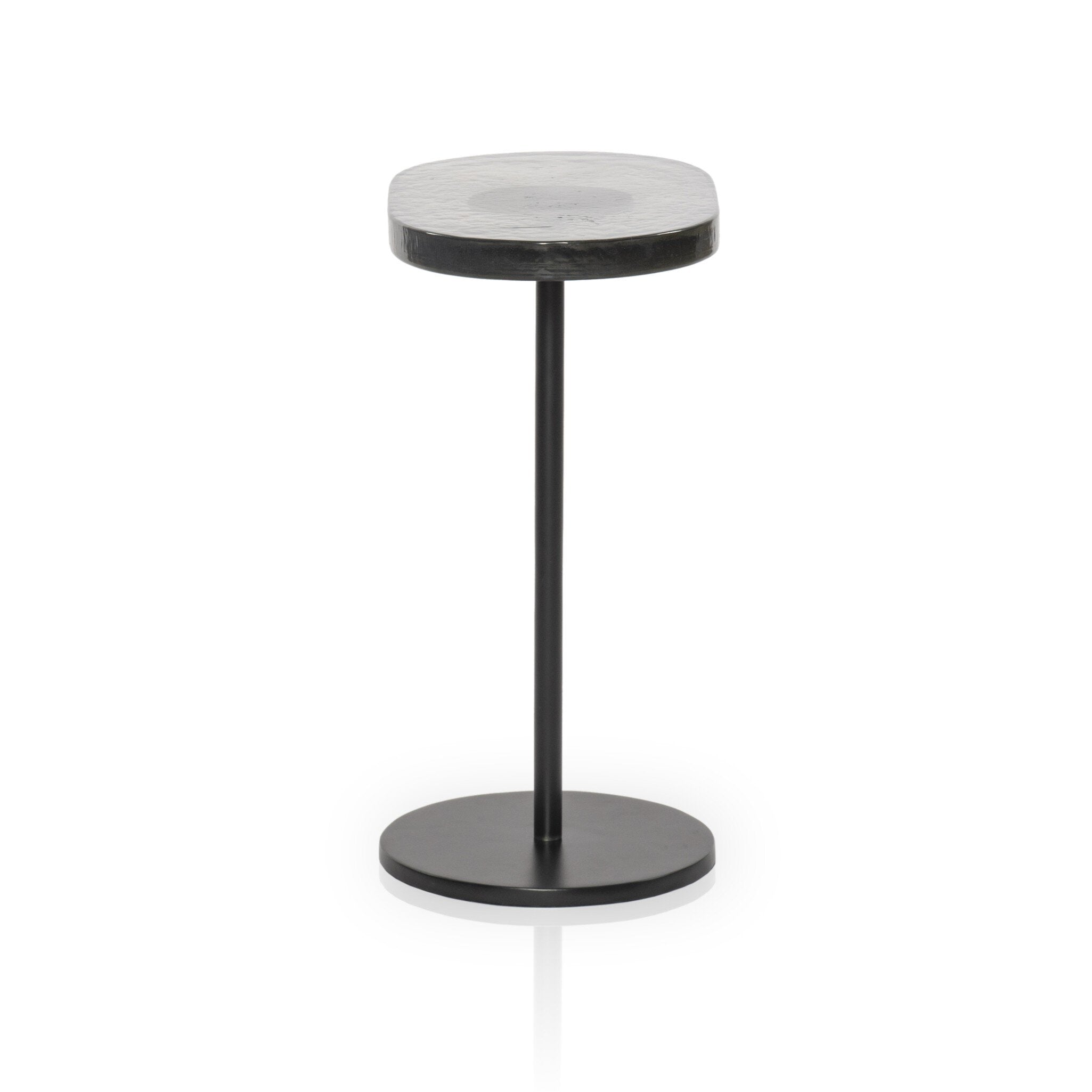 Vinia End Table - Iron Matte Black