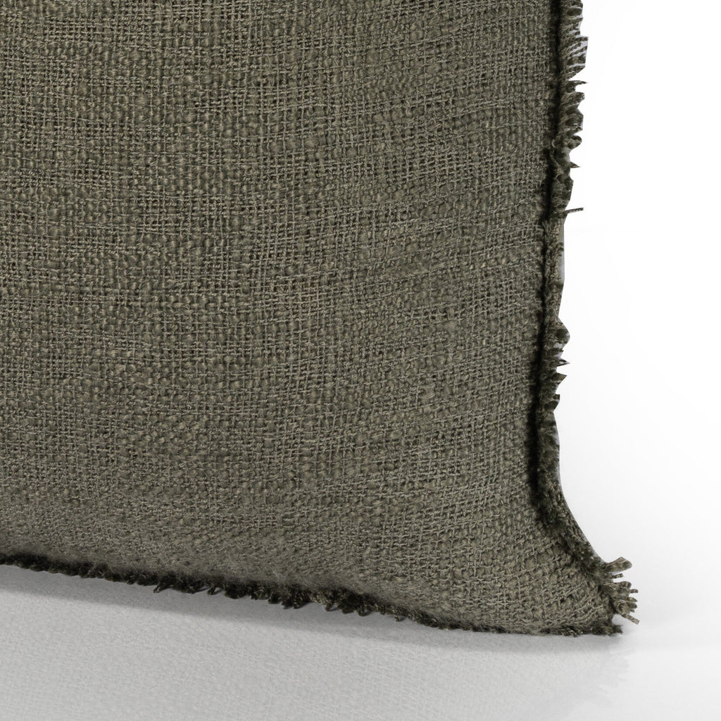 Tharp Outdoor Pillow - Textured Olive | 20" x 20"