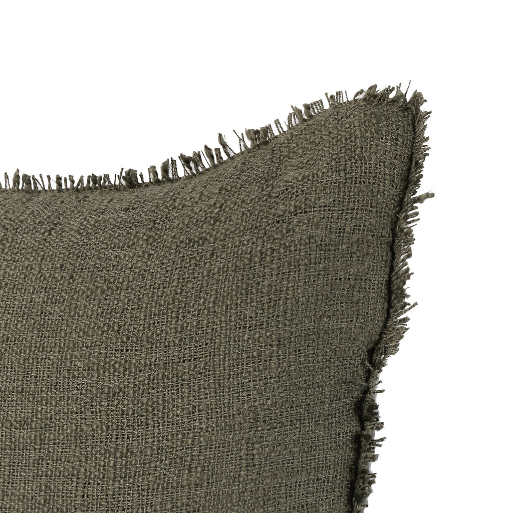 Tharp Outdoor Pillow - Textured Olive | 20" x 20"