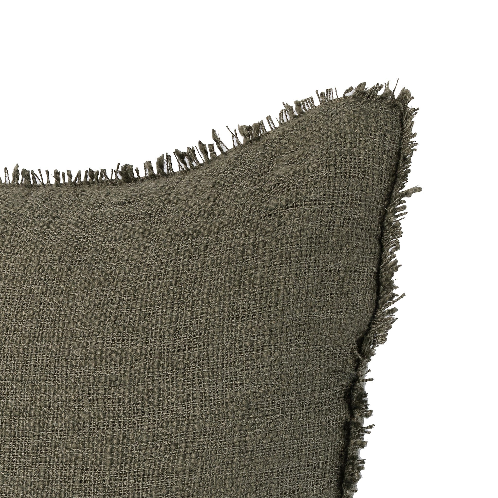 Tharp Outdoor Pillow - Textured Olive | 20" x 20"