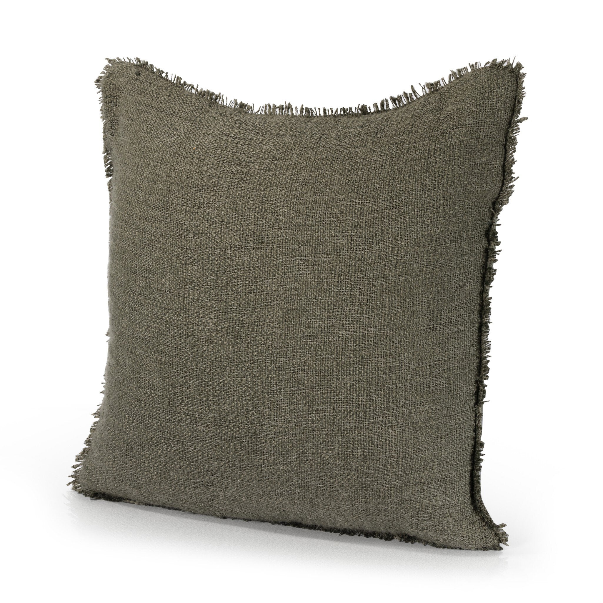 Tharp Outdoor Pillow - Textured Olive | 20" x 20"