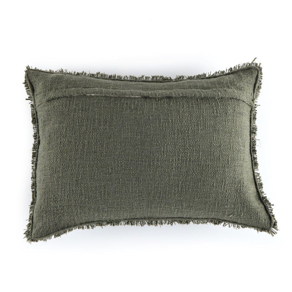 Tharp Outdoor Pillow - Textured Olive | 16" x 24"