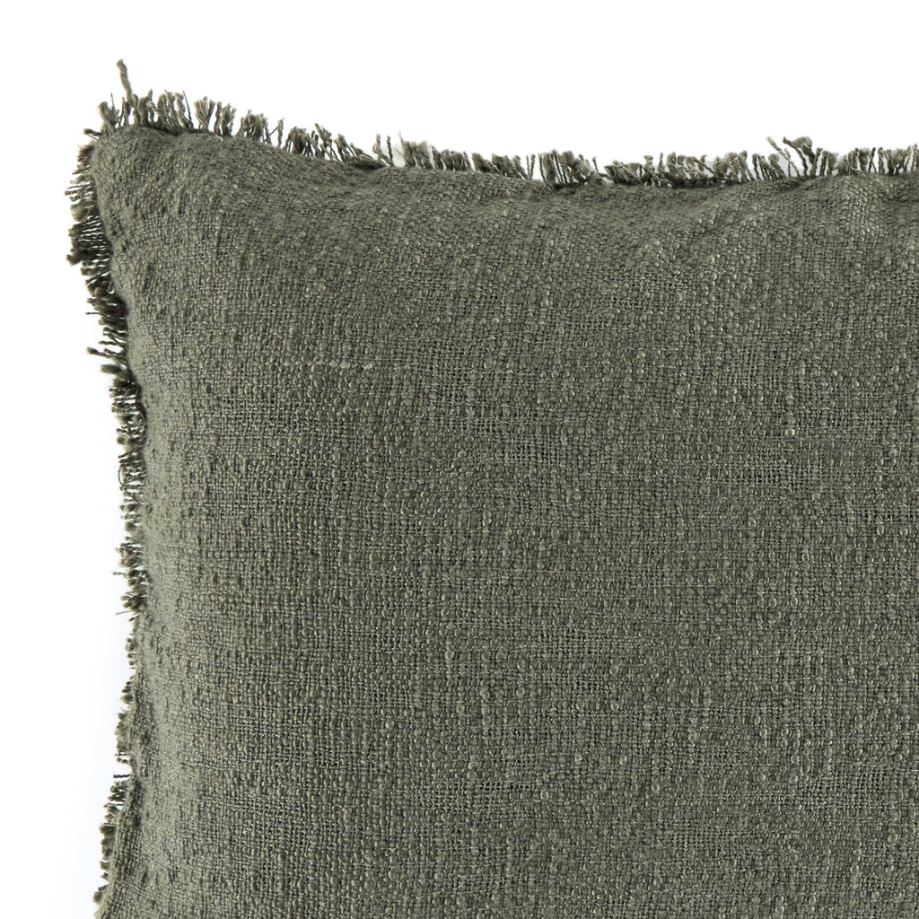 Tharp Outdoor Pillow - Textured Olive | 16" x 24"
